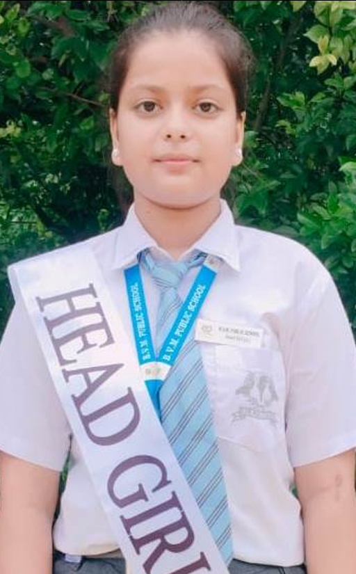 HEAD GIRL BVM PUBLIC SCHOOL